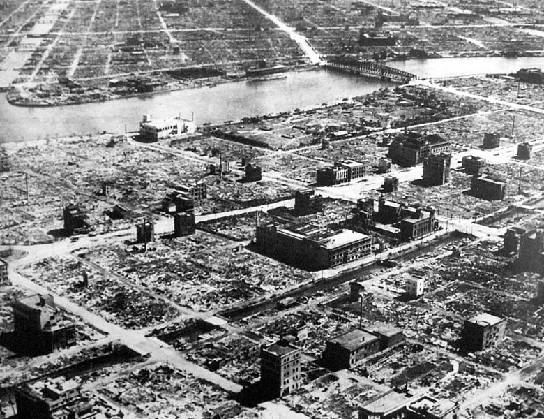 Tokyo, 1945. Like its capital, most of Japan lay in ruins after the war.