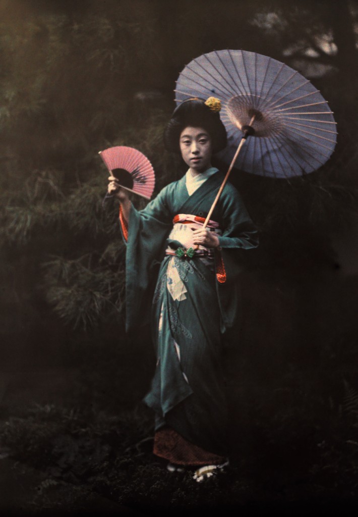 Geisha in her Kimono. Kyoto, June 1927