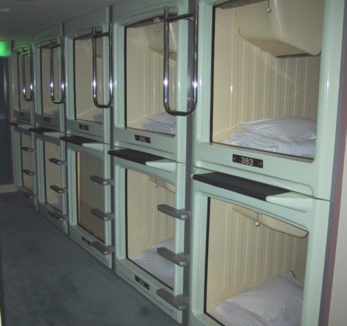 Capsule Hotels look far too close to morgues. 