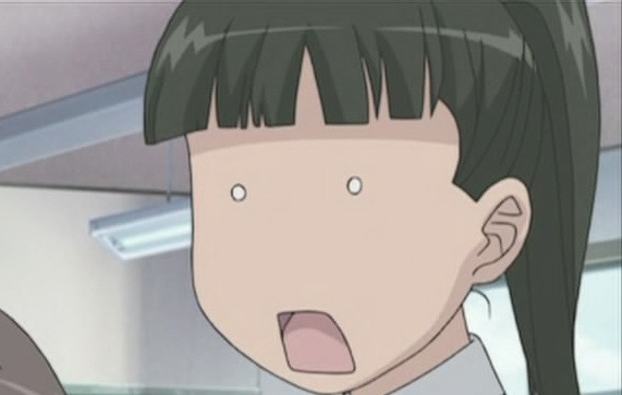 The most exaggerated face expressions in anime.