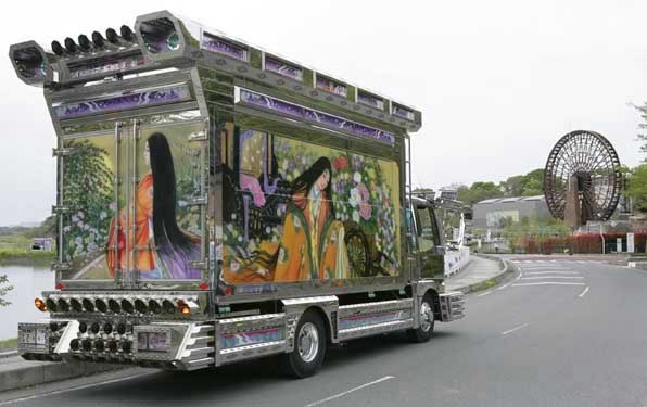 A classic style art truck