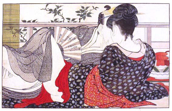 Shunga print by Kitagawa Utamaro 1753 – 1806 