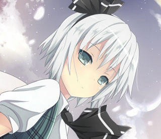 White hair anime character