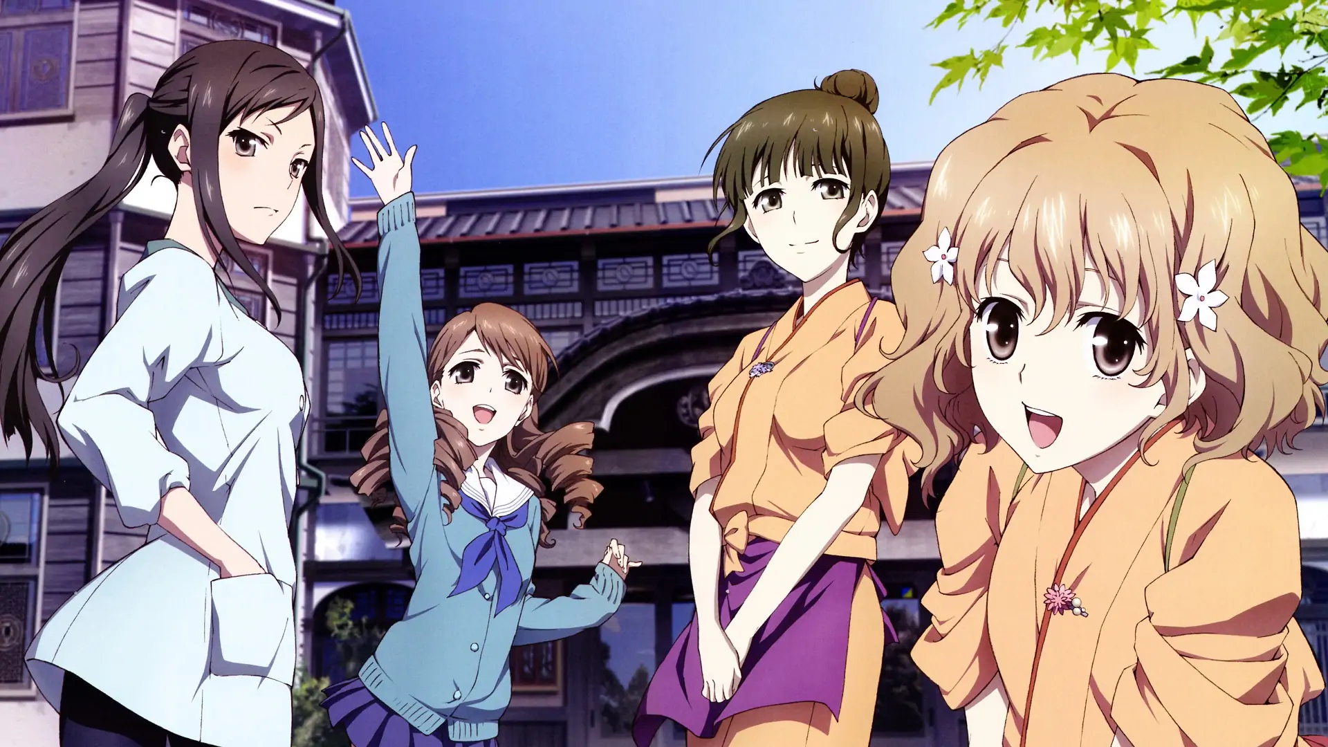 HD desktop wallpaper: Anime, Minko Tsurugi, Ohana Matsumae, Hanasaku Iroha  download free picture #756728