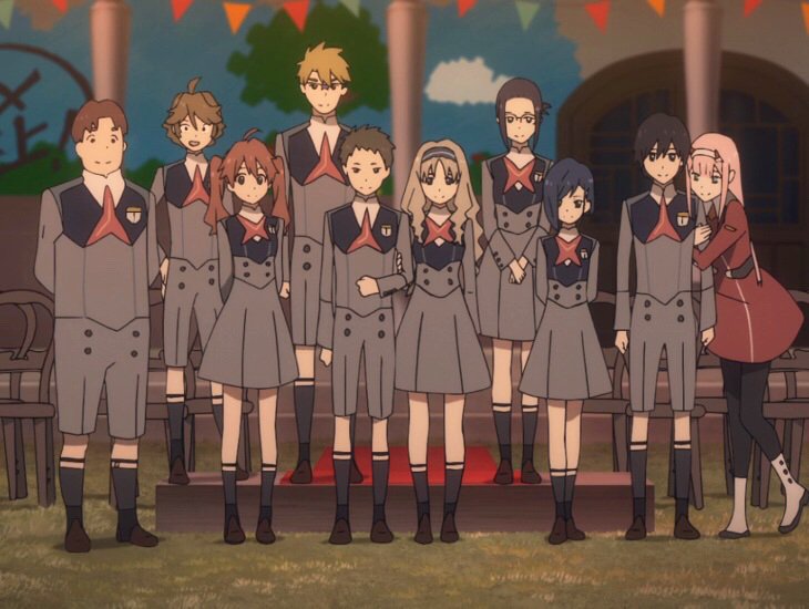 darling in the franxx squad 13