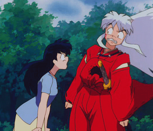inuyasha gets in trouble often