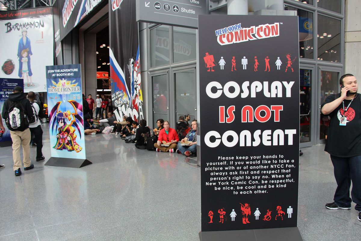 cosplay is not consent sign